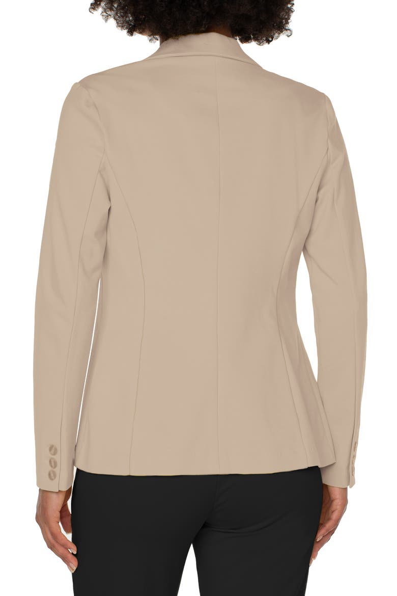 Fitted Knit Blazer, Alternate, color, BISCUIT TAN