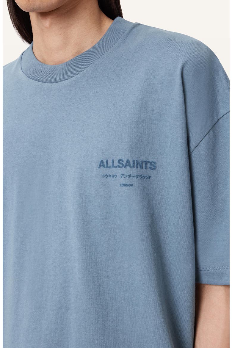 Xander Crewneck T-Shirt, Alternate, color, COASTLINE BLUE