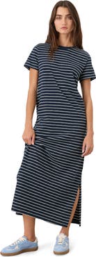 Pact Organic Cotton Soft-Slub Essential Easy Tee Maxi Dress