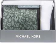 Michael Kors Poulsen Floral Tie & Pocket Square Set