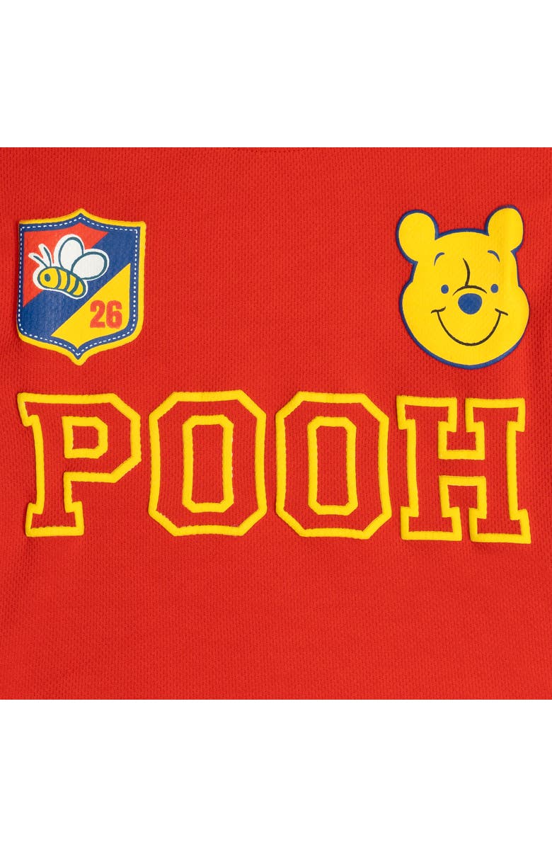 Disney Winnie the Pooh Athletic 2-Piece T-Shirt and Shorts Set, Alternate, color, Pooh Red Blue Yellow