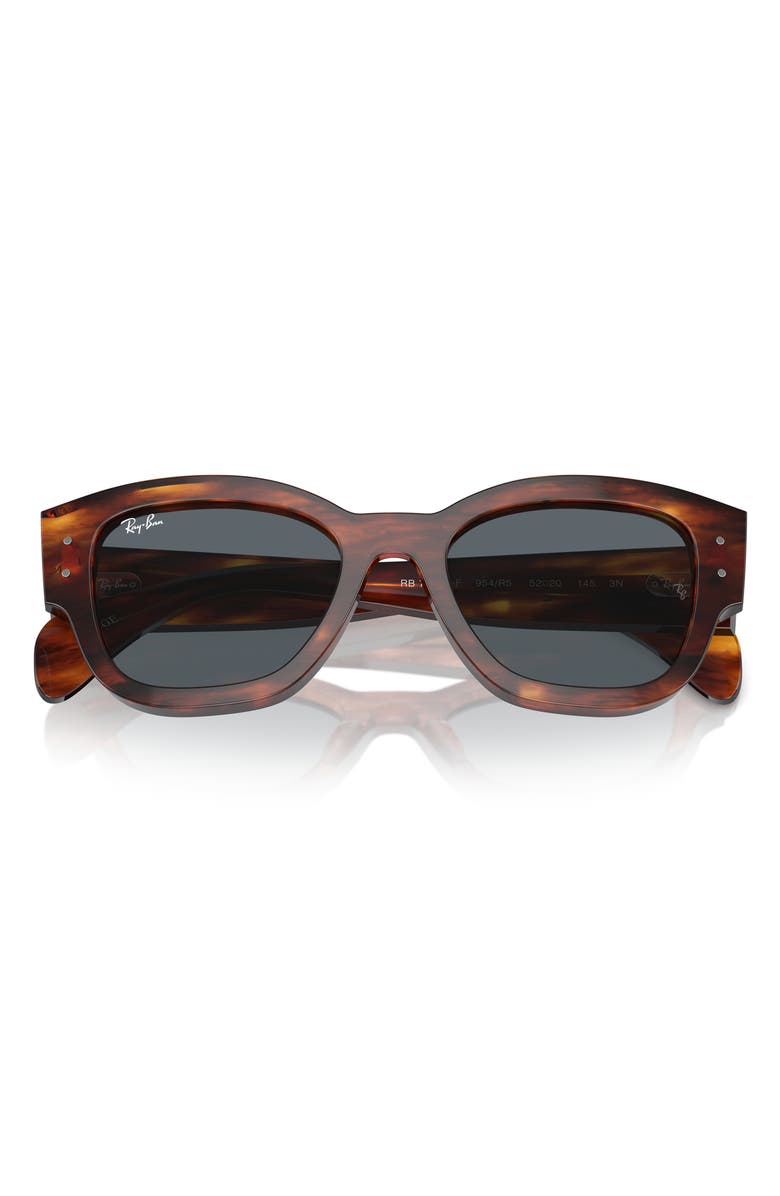 Ray-Ban Jorge 52mm Square Sunglasses, Main, color, Striped Havana