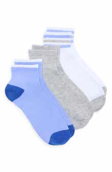 3-Pack Athleisure Varsity Ankle Socks