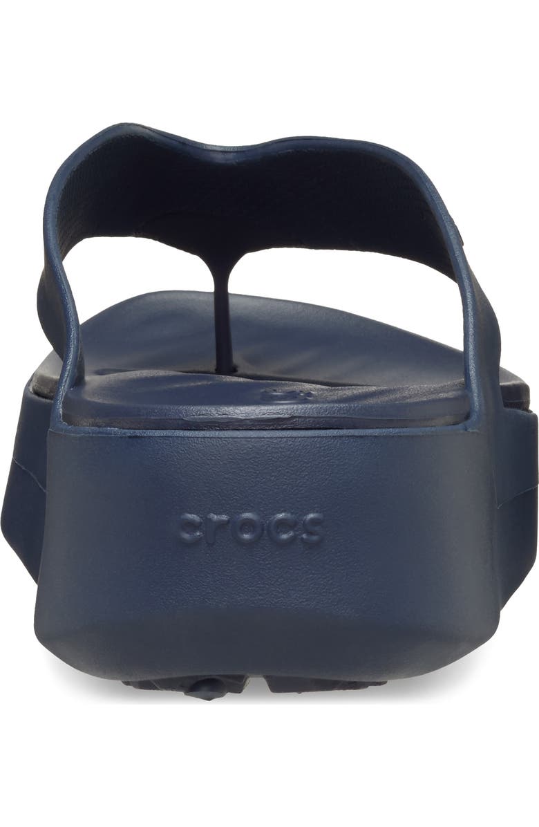 CROCS Getaway Platform Flip Flop, Alternate, color, Navy
