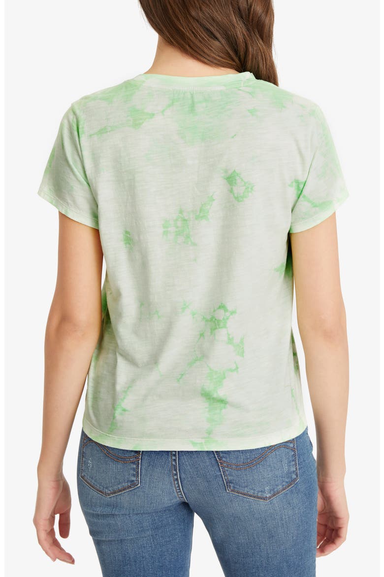 The Perfect Tie Dye T-Shirt, Alternate, color, PISTACHIO TIE DYE