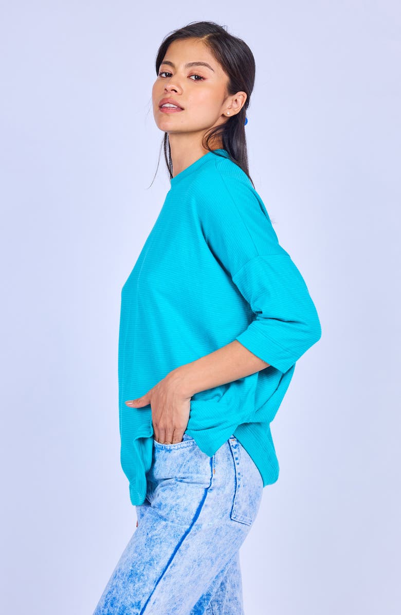 MOKUYOBI Dolman Tee, Alternate, color, Gulf