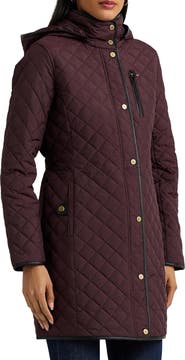 Lauren Ralph Lauren Diamond Quilted Hooded Jacket
