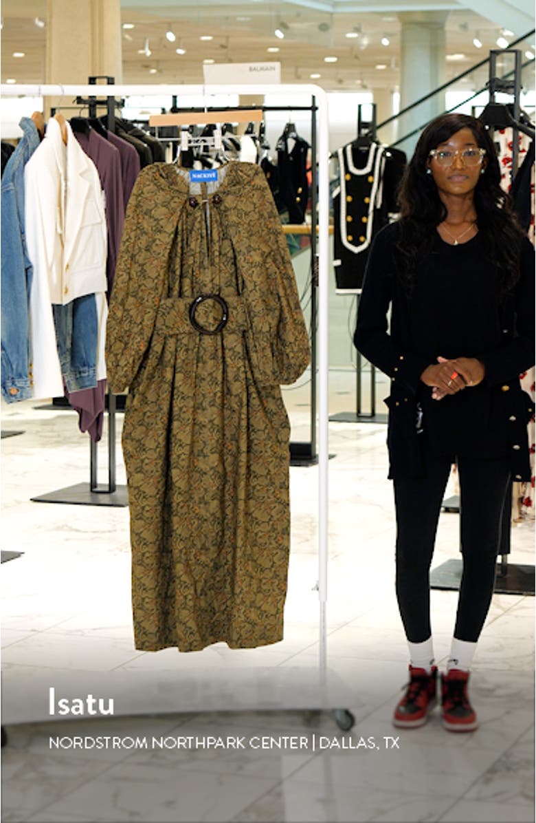 Grand Bazaar Balloon Sleeve Dress, sales video thumbnail