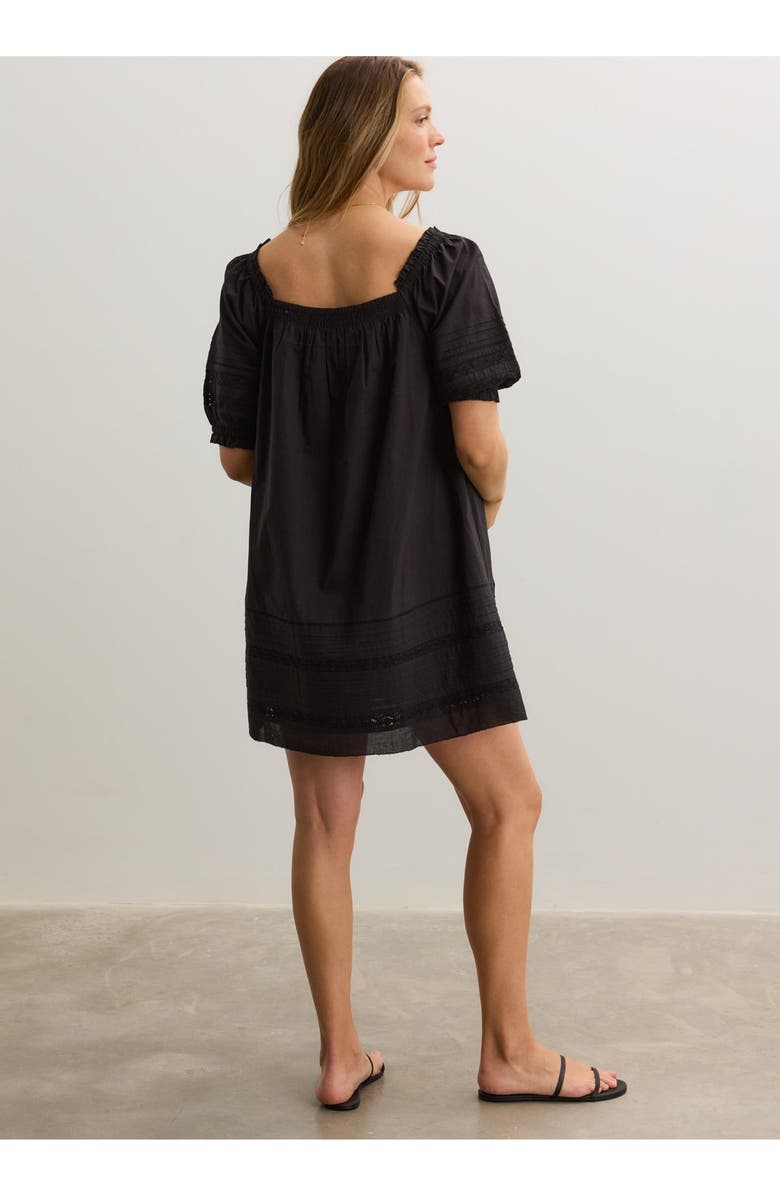 HATCH Collection The Lottie Secret Nursing Mini Dress, Alternate, color, 