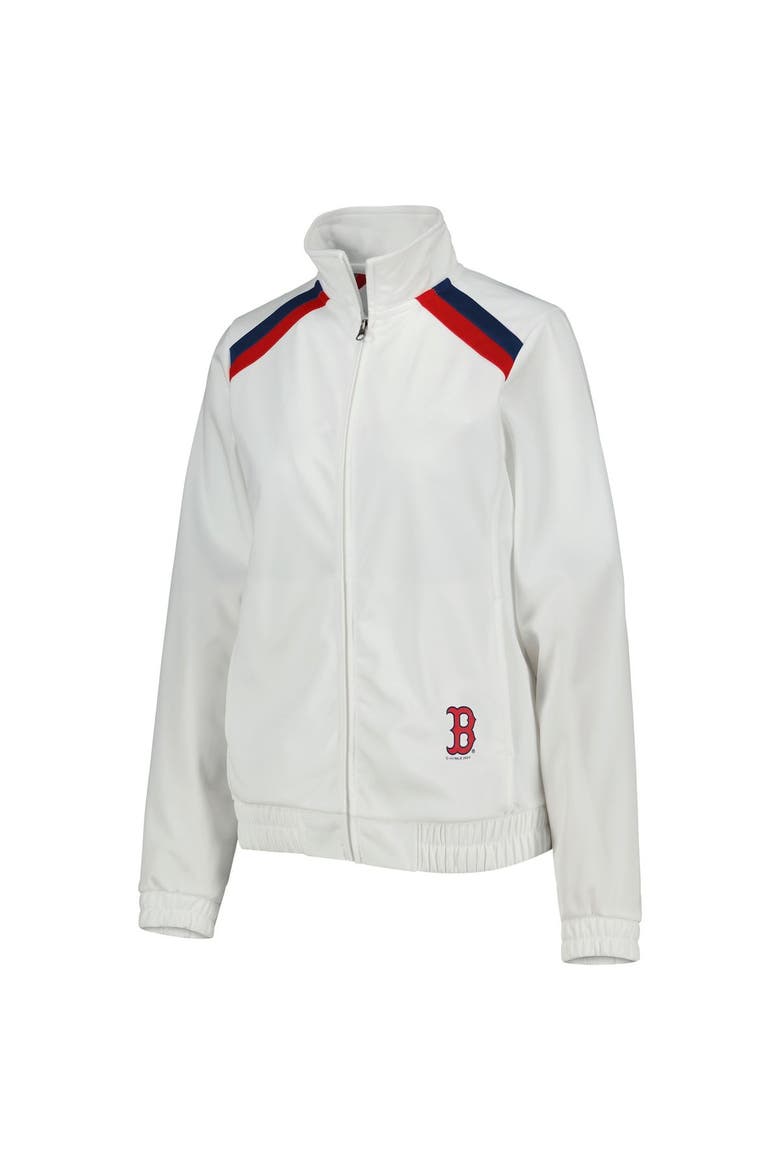 Women's G-III 4Her by Carl Banks White Boston Red Sox Red Flag Full-Zip Track Jacket, Alternate, color, White