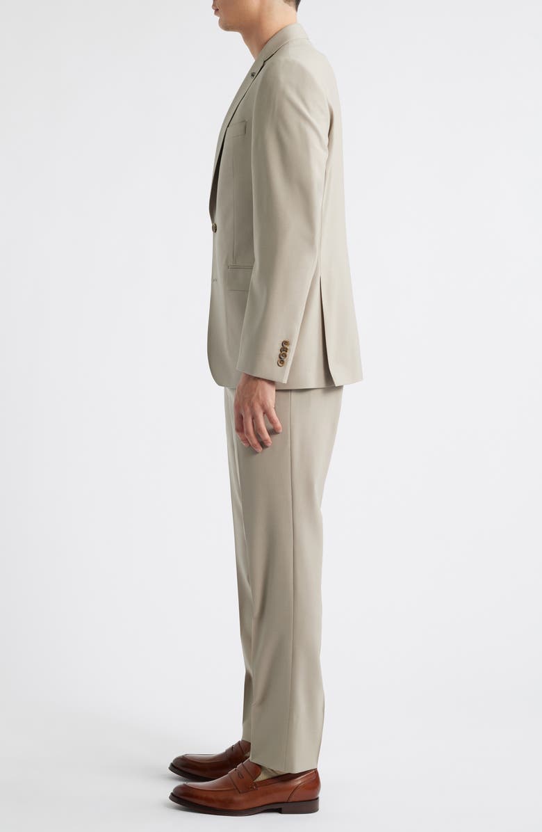 Jack Victor Esprit Solid Stretch Suit, Alternate, color, Tan
