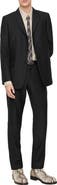 Burberry Striped Wool Mohair Tailored Jacket