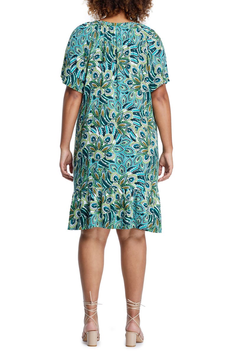 Estelle Peacock Shift Dress, Alternate, color, 