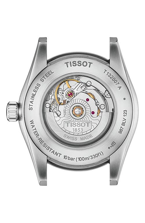Tissot T-my Diamond Automatic Bracelet Watch & Leather Strap Gift Set, 29.3mm In Anthracite