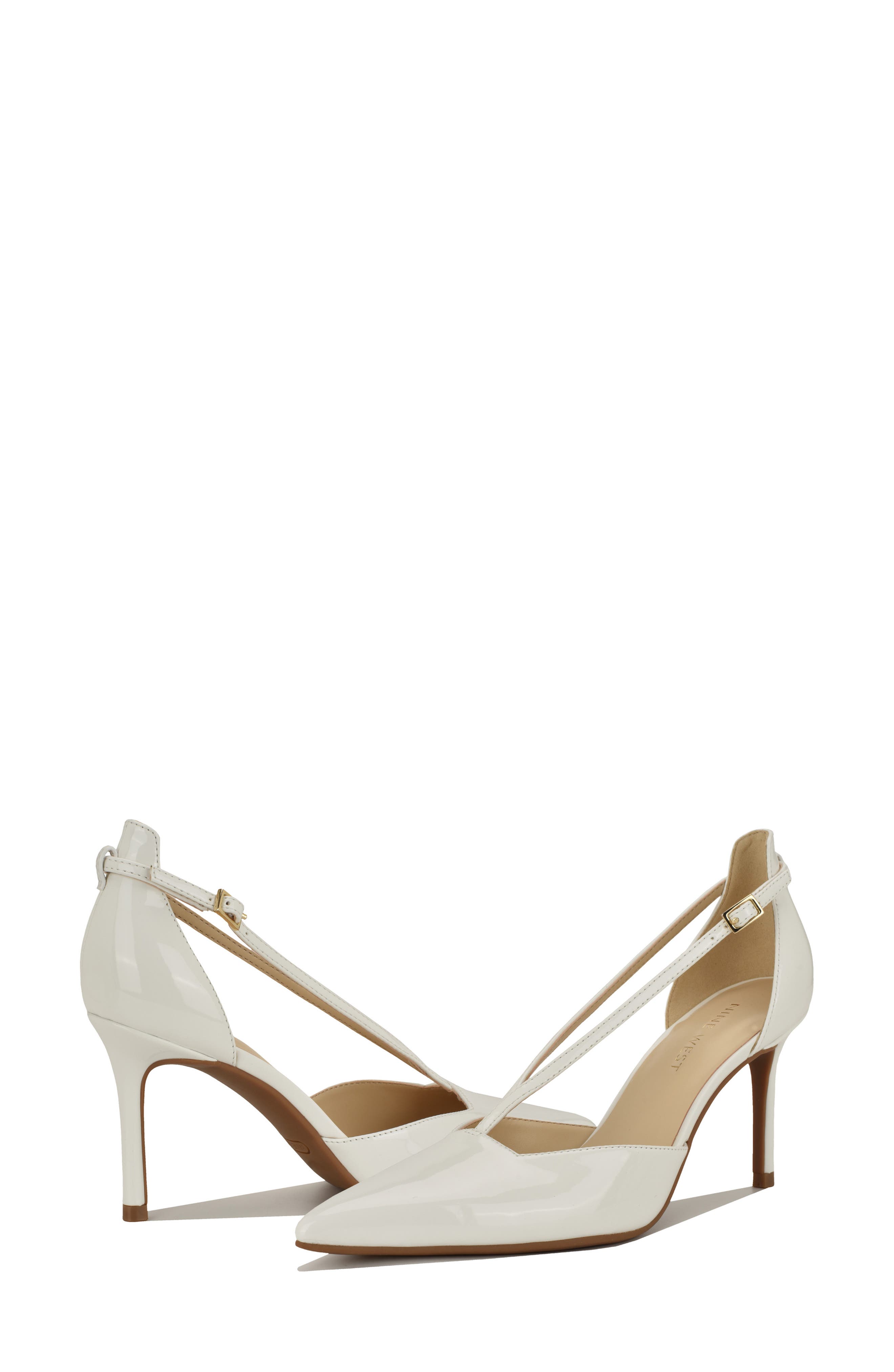 Condea Pointed Toe Pump, Alternate, color, WHITE