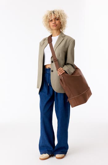 Nylon Shoulder Tote