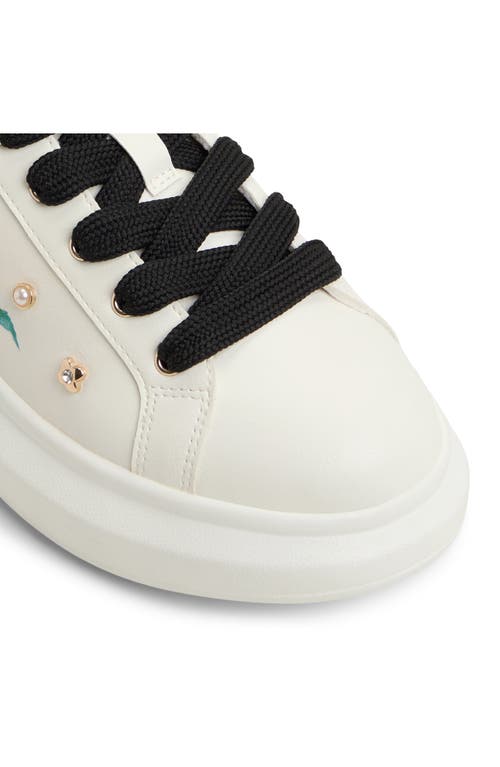 Aldo Lovekiss Low Top Sneaker In White Multi