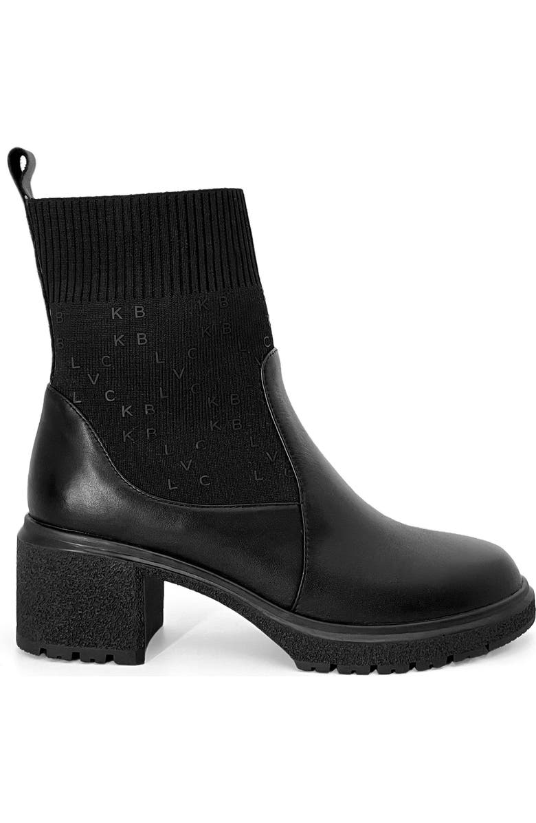 Blvck Monogram Ankle Boots, Main, color, Black
