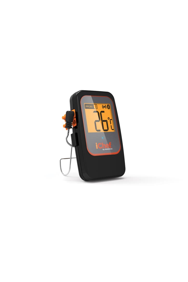 iCHef Extended Range Bluetooth Barbeque Thermometer, Main, color, Black
