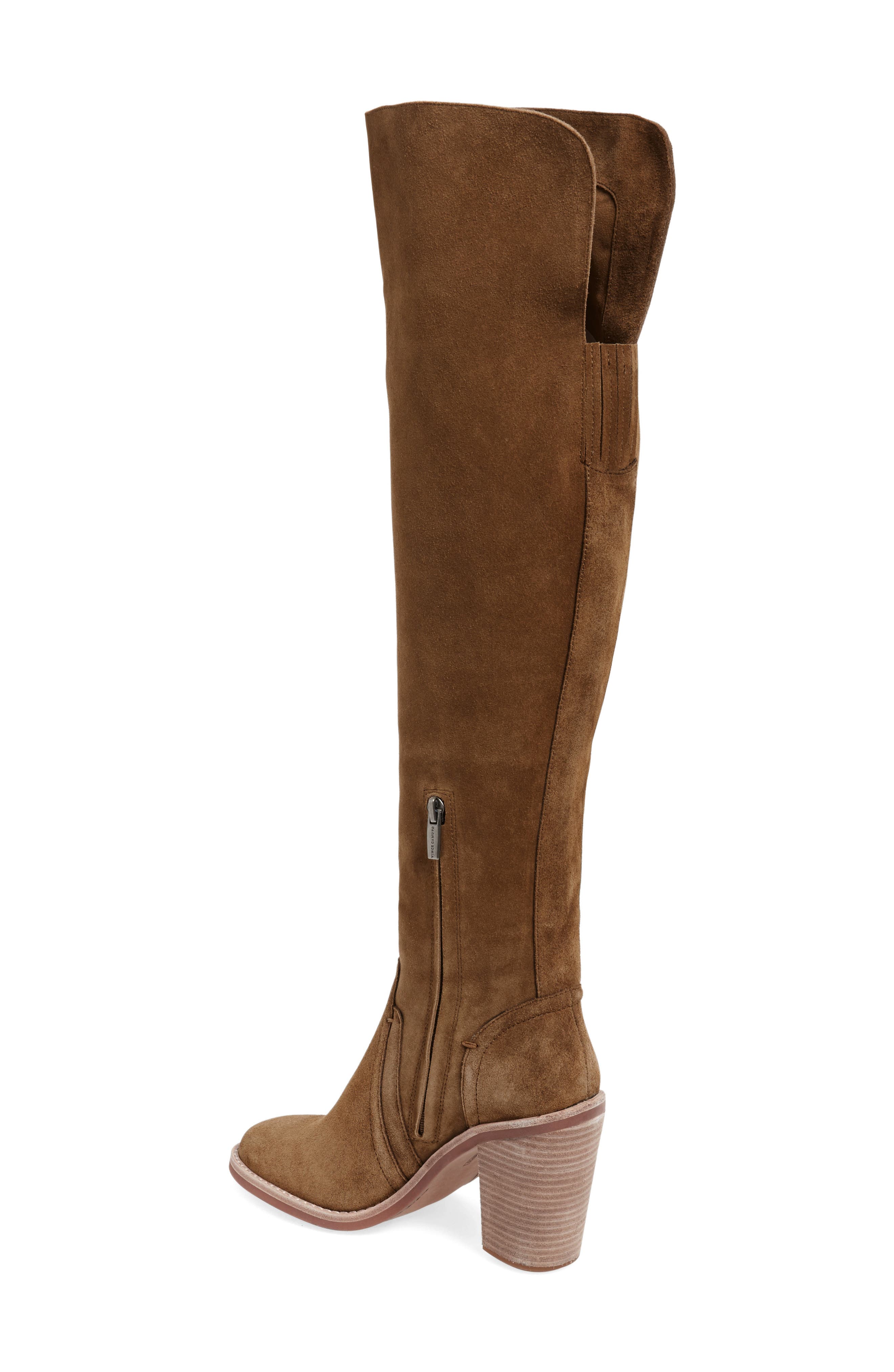 'Melaya' Over the Knee Boot (Nordstrom Exclusive), Alternate, color, BARK VERONA SUEDE