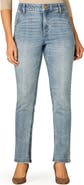 Wit & Wisdom Side Slit High Waist Cigarette Jeans