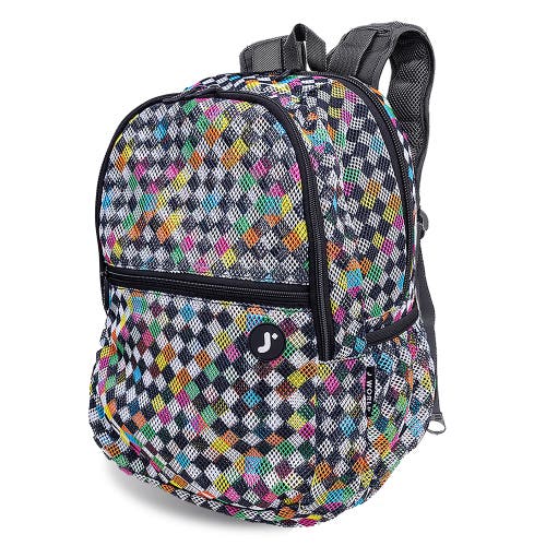 J World Mesh See-through Backpack For School