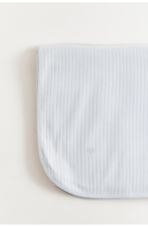 Babycottons Point Receiving Blanket In Grey