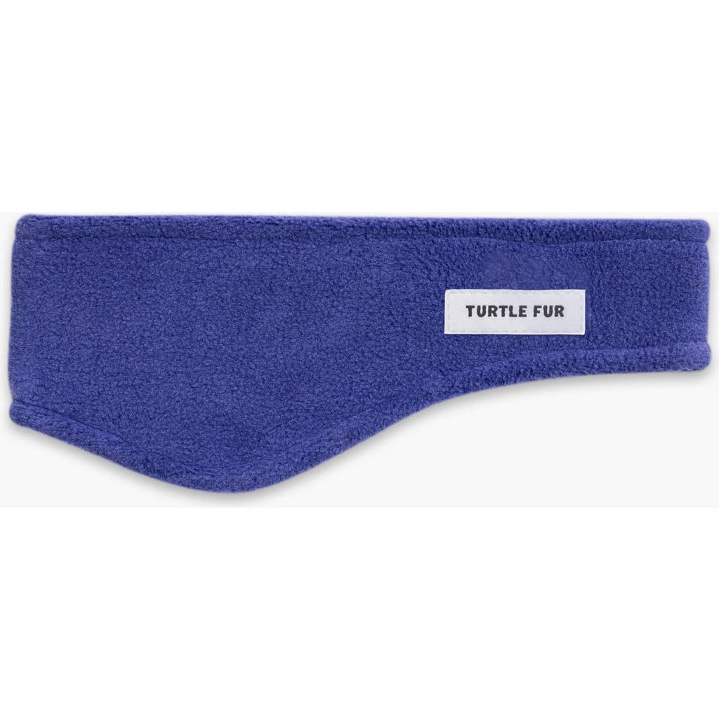Turtle Fur Bang Band Fleece Headband In Purple