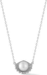 GLAZE JEWELRY Cultured Pearl Shell Pendant Necklace