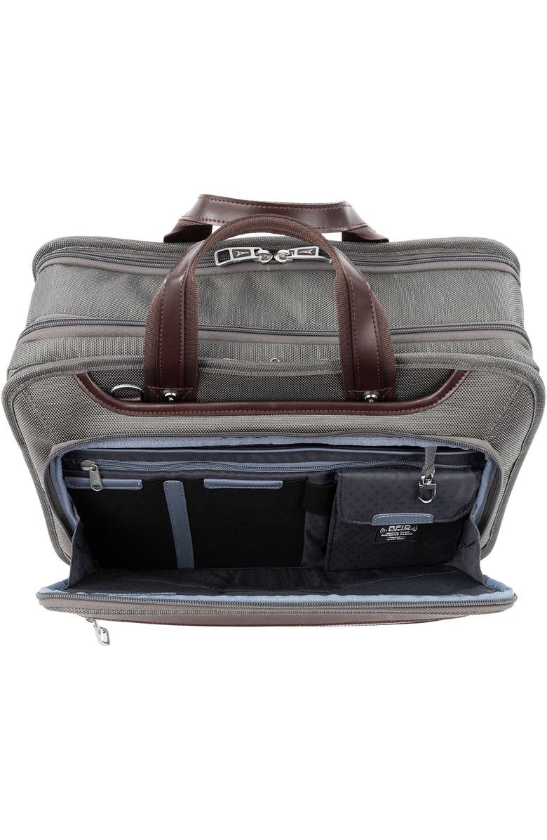 TRAVELPRO Platinum Elite Expandable Business Laptop Briefcase, Fits up to 15.6 Laptop, Alternate, color, Vintage Grey