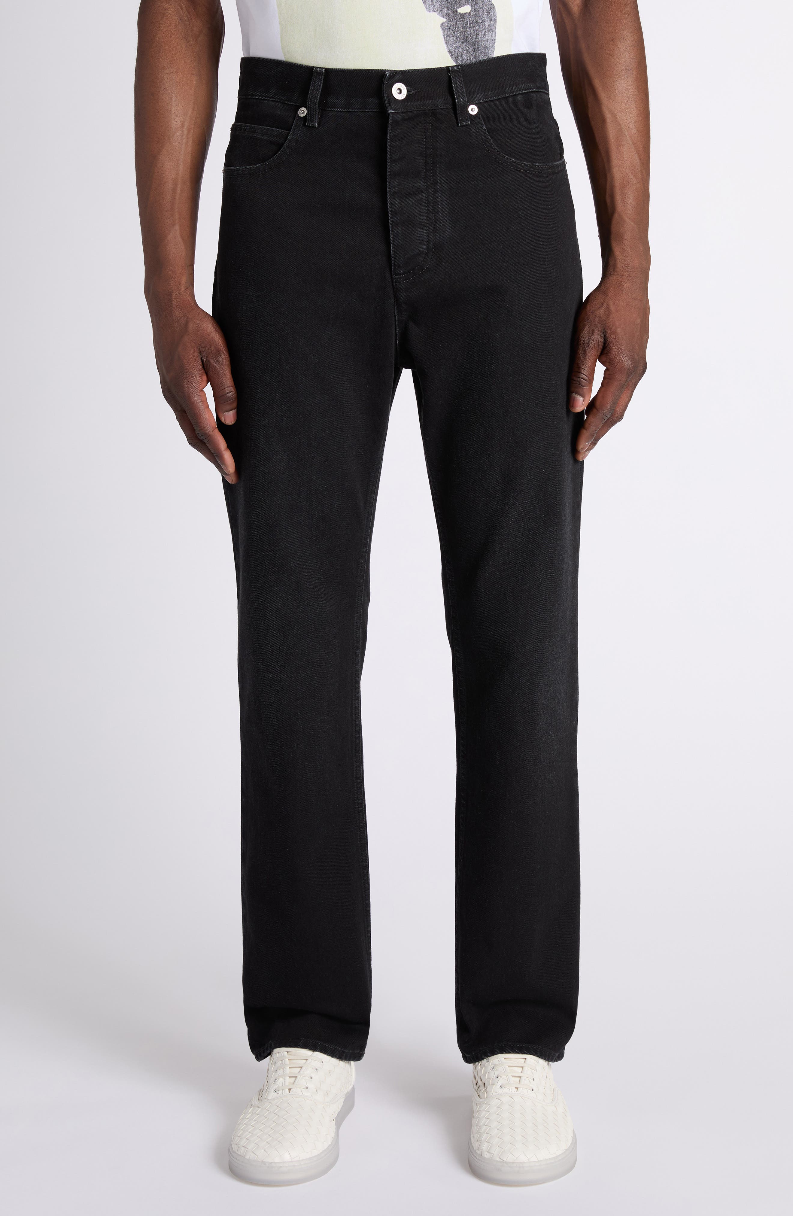 Regular Fit Straight Leg Jeans