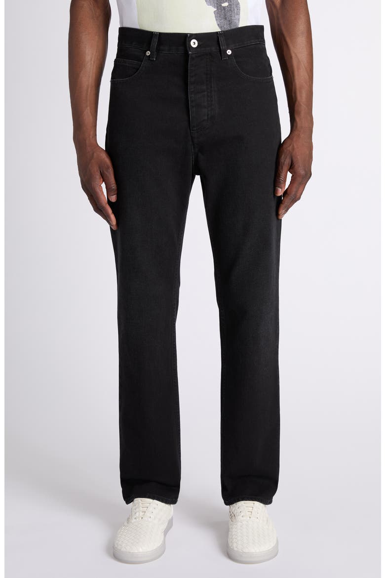 Regular Fit Straight Leg Jeans, Main, color, 1000 BLACK