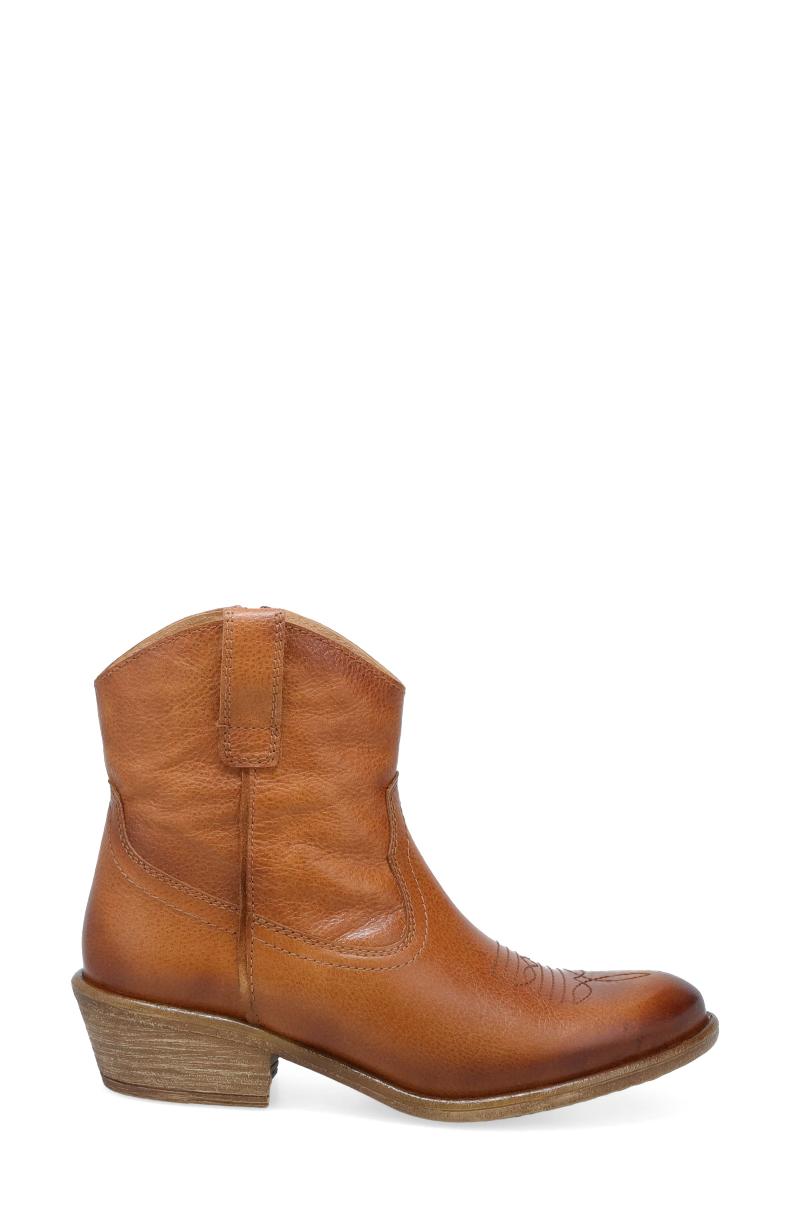 Carlitos Western Bootie, Alternate, color, BRANDY