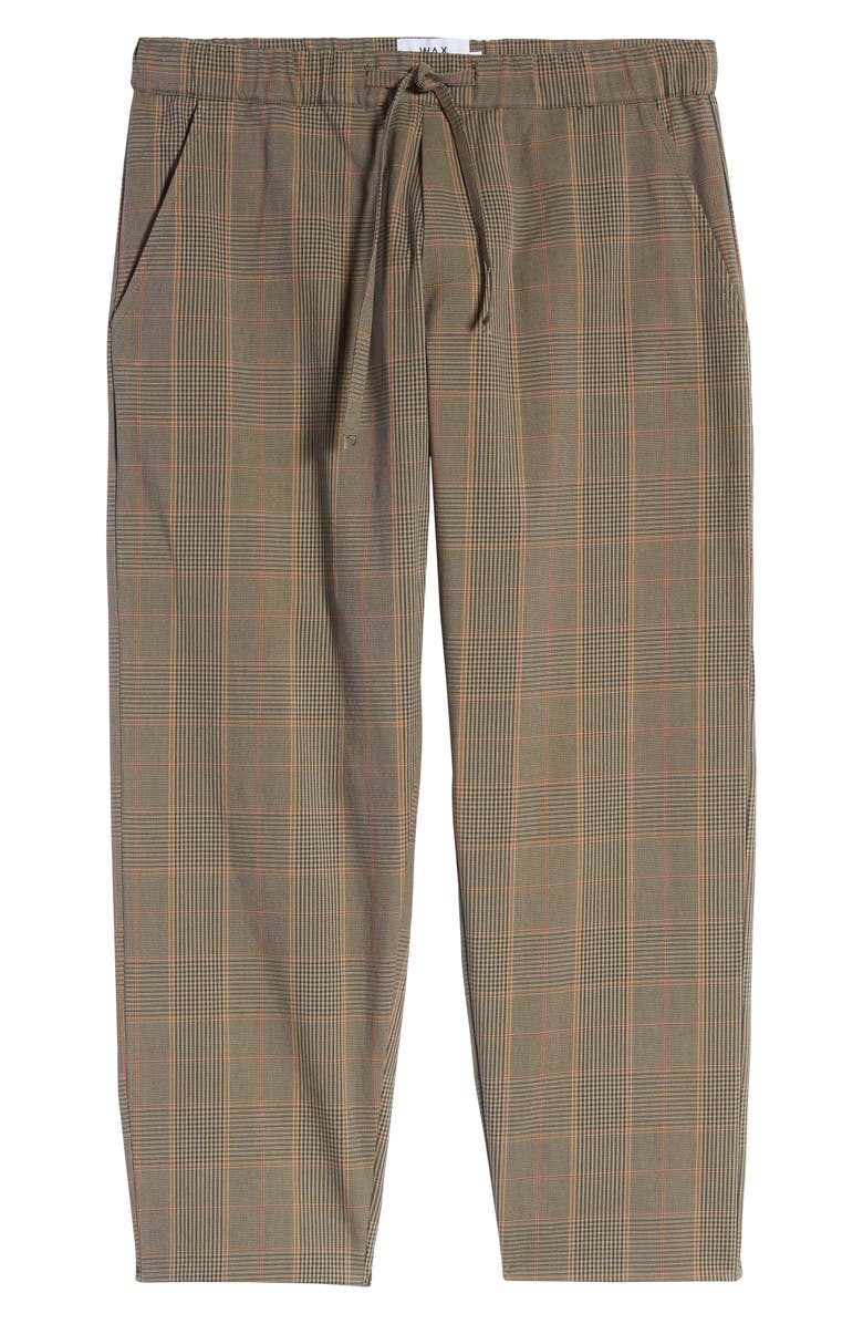 Wax London Kurt Relaxed Fit Plaid Crop Drawstring Pants, Alternate, color,