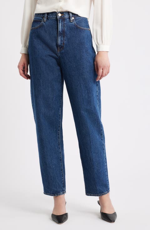 The Neat High Waist Barrel Jeans (Lavish)