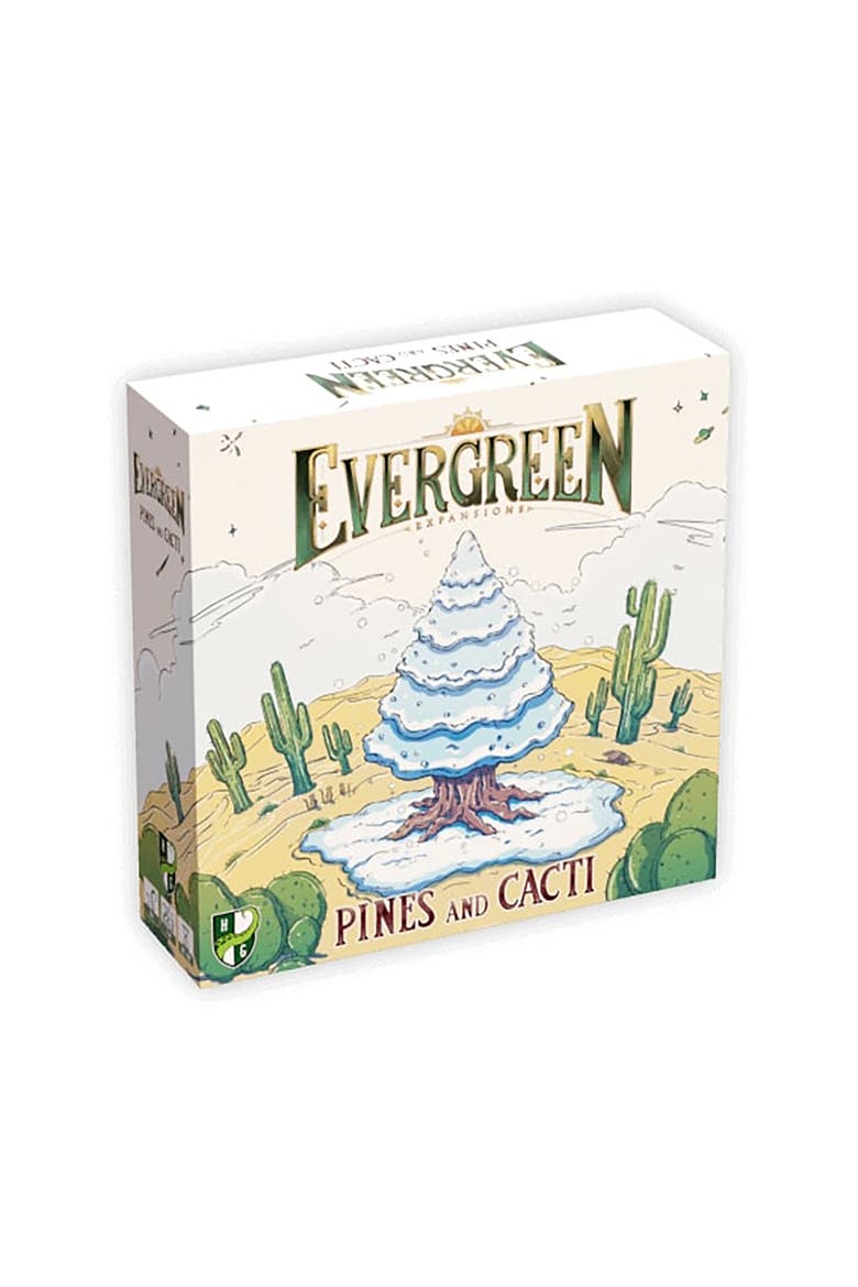 Evergreen Pines & Cacti Expansion for Tree Growing Abstract Strategy Board Game, Alternate, color, Multicolored