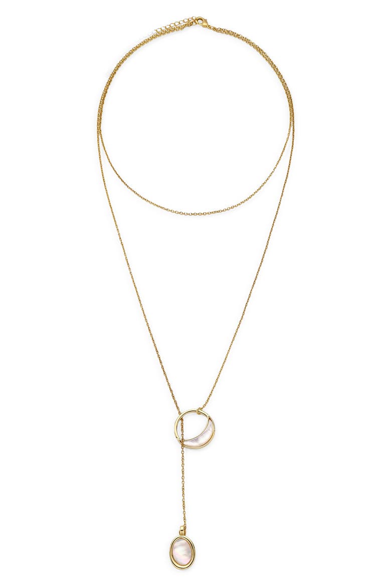 Morgan Y-Necklace, Main, color, GOLD
