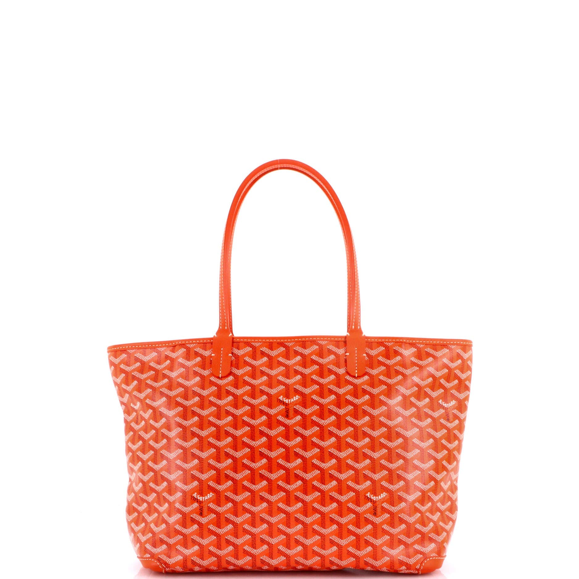 Pre-Owned Goyard Artois Tote Coated Canvas PM, Alternate, color, Orange