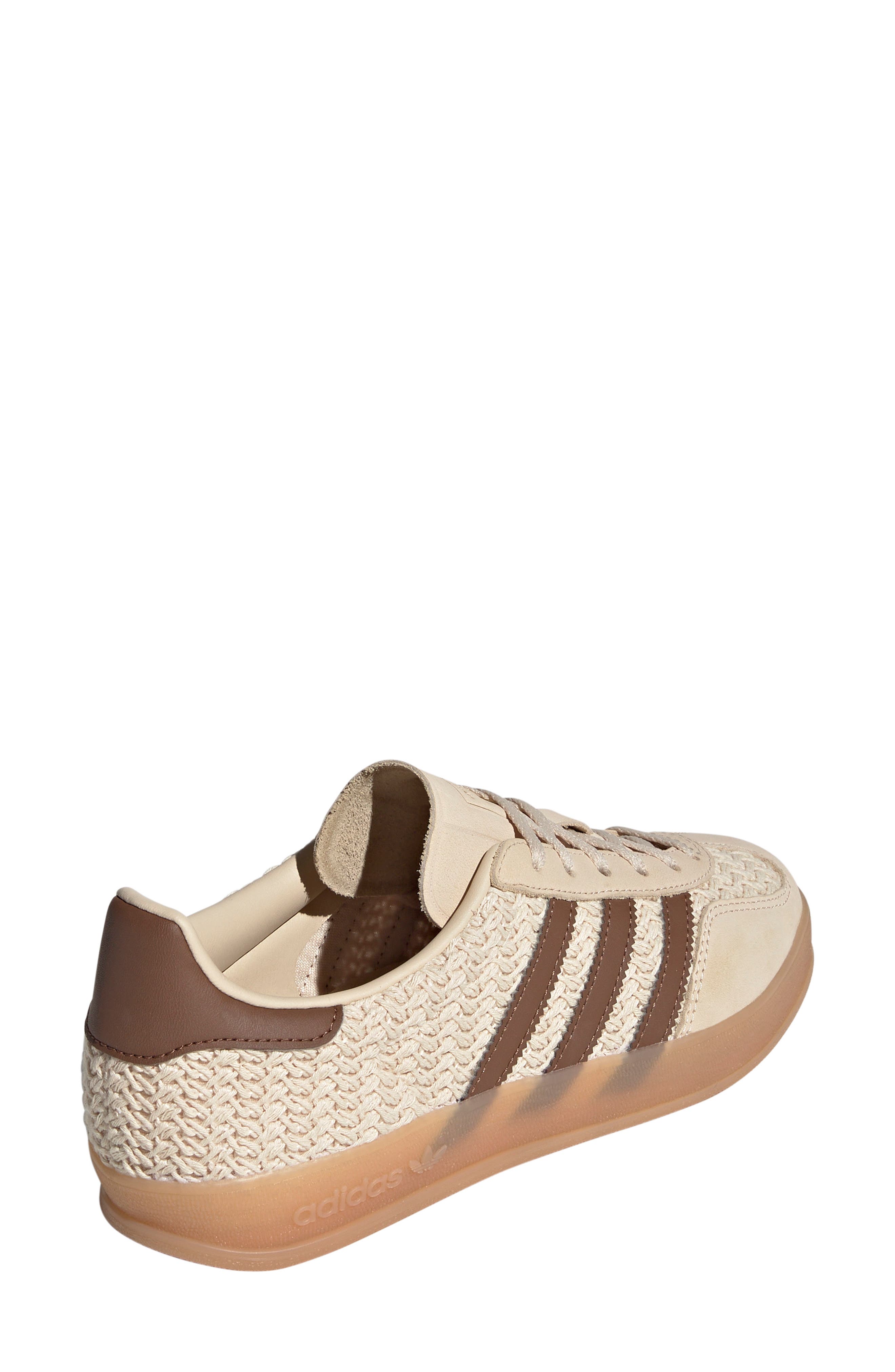 adidas Gazelle Indoor Sneaker, Alternate, color, Sand Strata/ Brown/ Gum