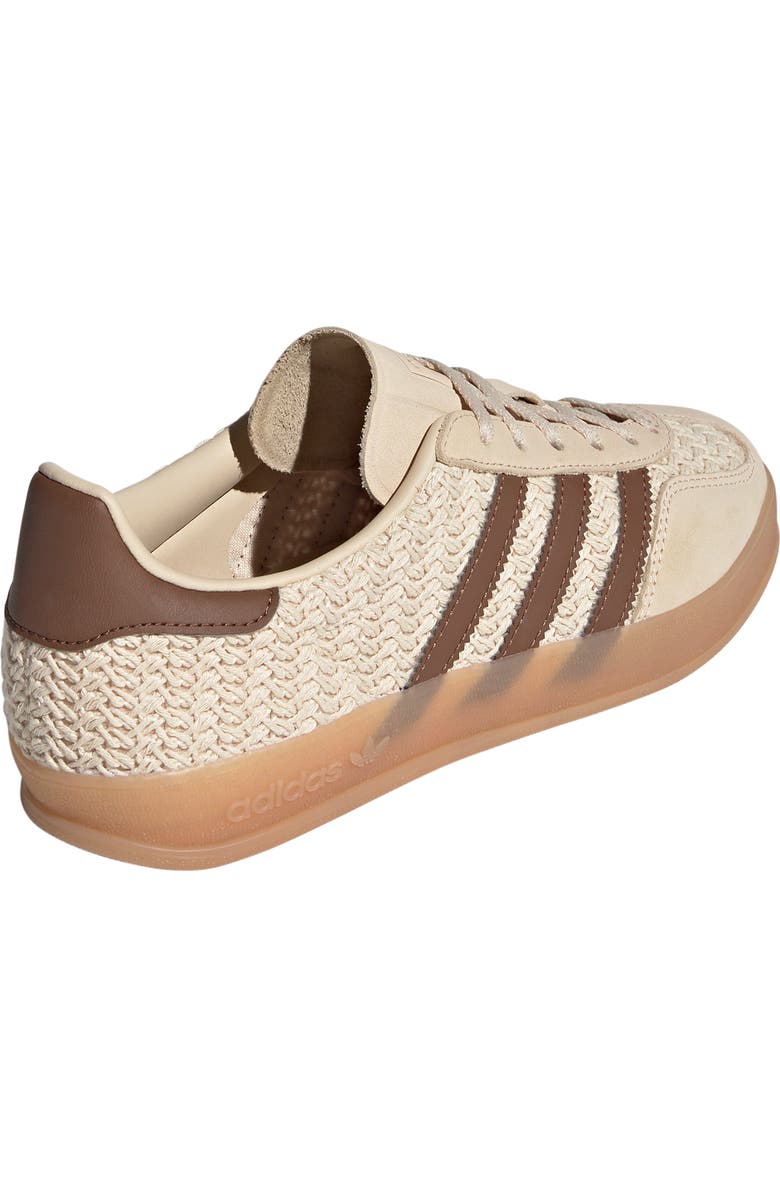 adidas Gazelle Indoor Sneaker, Alternate, color, Sand Strata/ Brown/ Gum