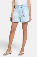 NYDJ Belted Paperbag Waist Denim Shorts