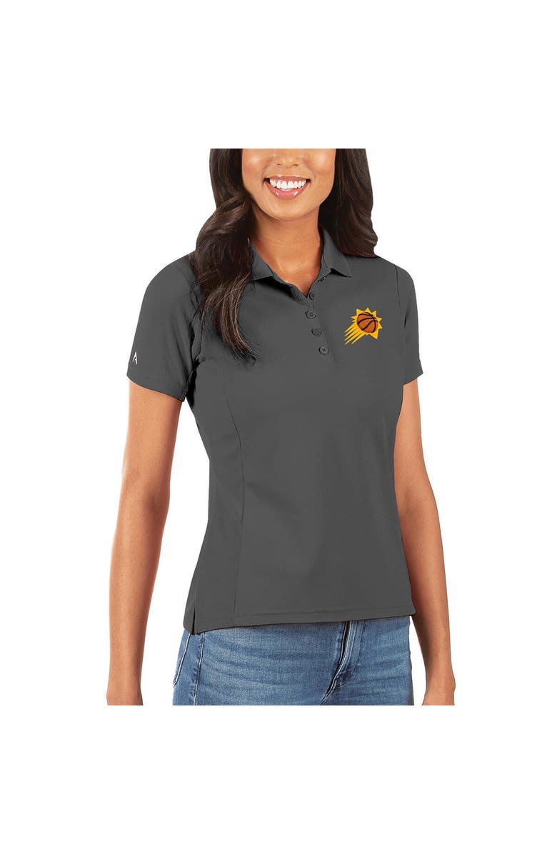 ANTIGUA Women's Antigua Gray Phoenix Suns Legacy Pique Polo, Main, color, Gray