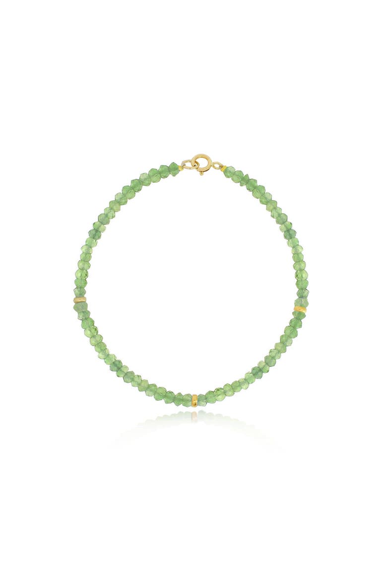Peridot Bead Bracelet, Main, color, Peridot