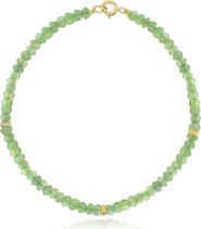 The Lovery Fine Jewelry Peridot Bead Bracelet