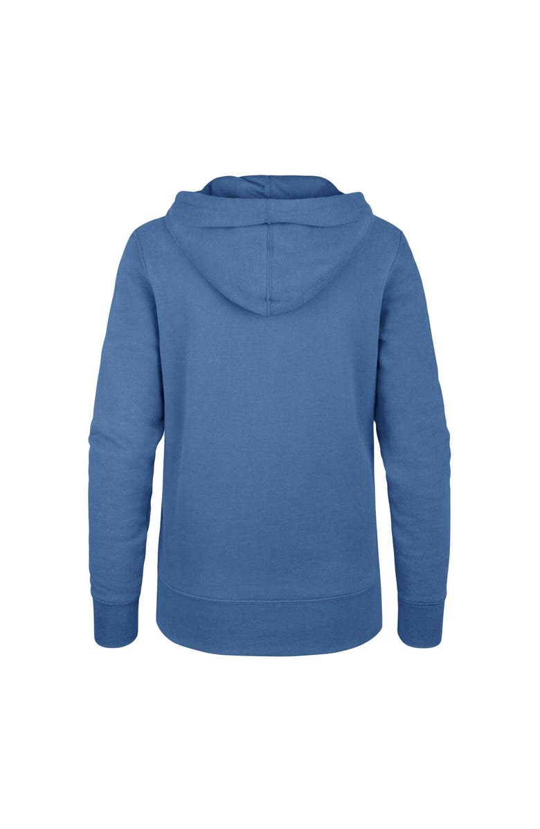 '47 Women's '47 Blue Detroit Lions Imprint Headline Pullover Hoodie, Alternate, color,