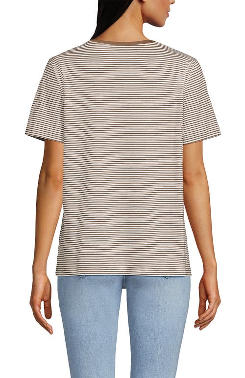 Lands' End Relaxed Supima Cotton Crew Neck T-shirt