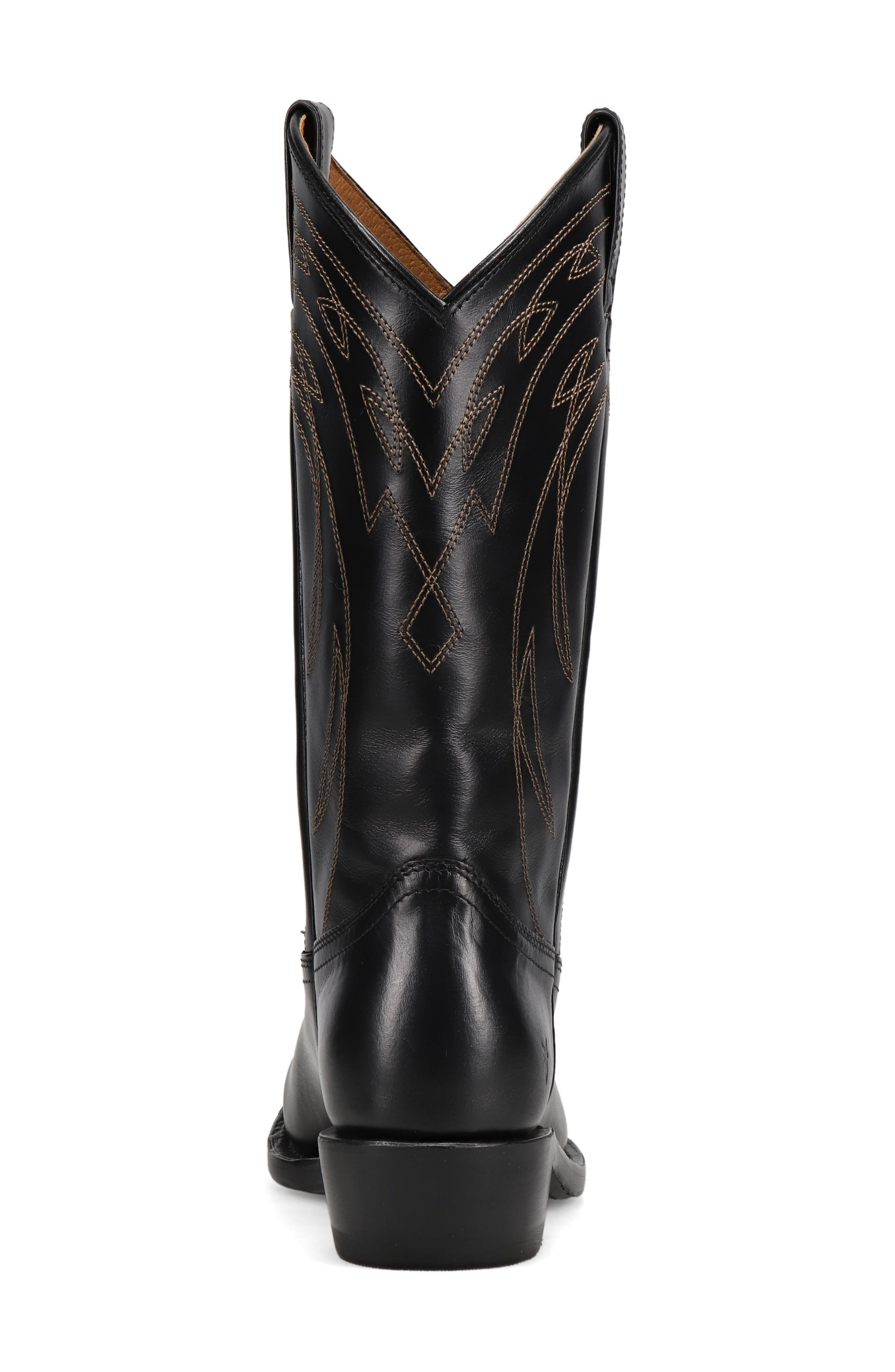 Frye Billy Western Boot, Alternate, color, Black
