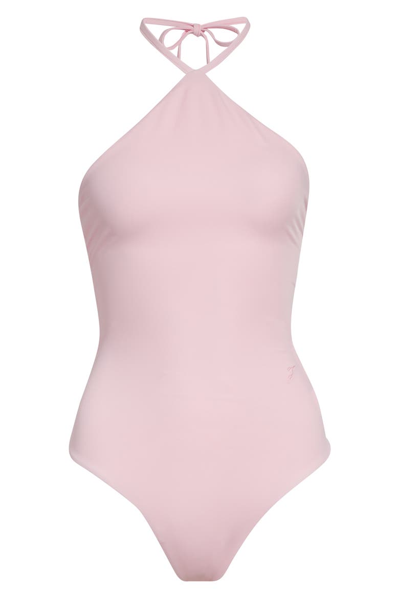 Le Bastide One-Piece Halter Swimsuit, Alternate, color, PINK