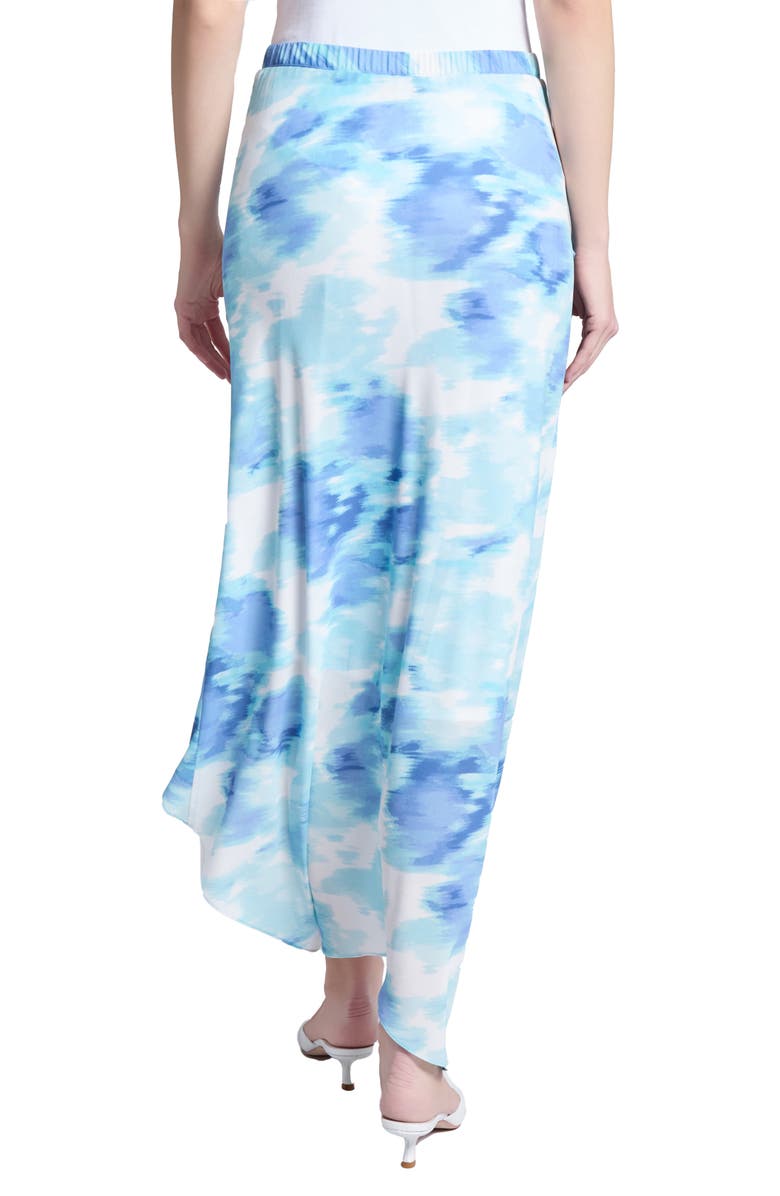 Jones New York Ruffle Handkerchief Hem Midi Skirt, Alternate, color, 