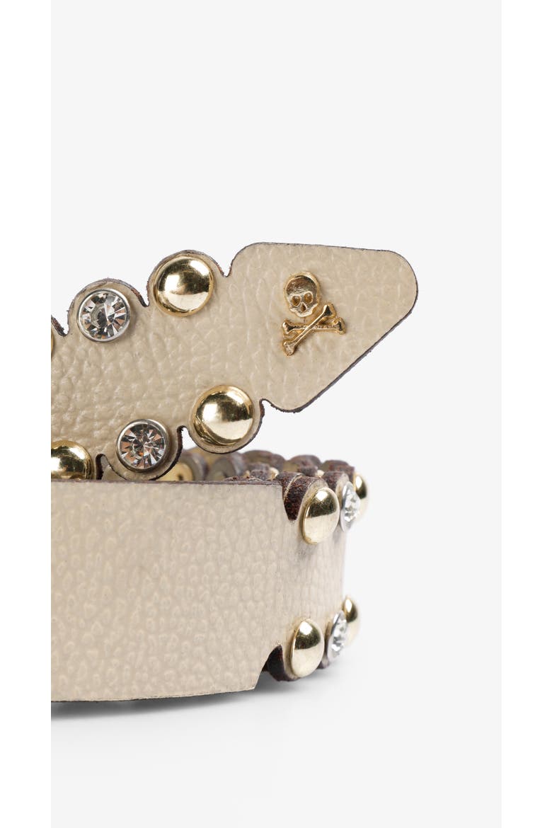 Sandy Cristal Belt, Alternate, color, Ecru